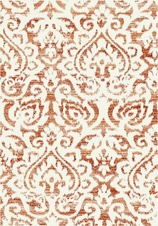 Kusový koberec SEVILLA 8031/6S15 Paper white-orange 160/230