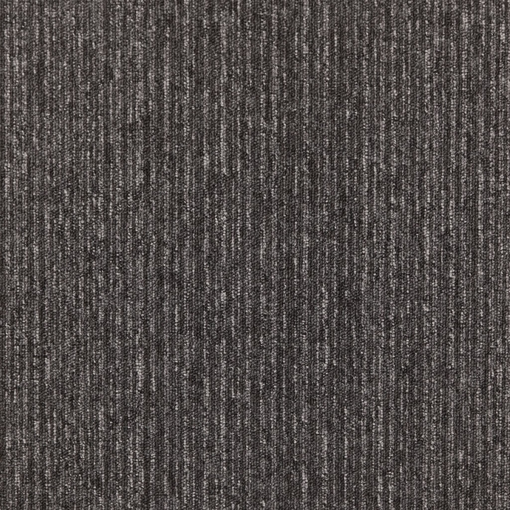 Kobercové čtverce COBALT LINES 48050 BITUMEN (5-995m2) černo-šedé 48050-50X50 (5-995)