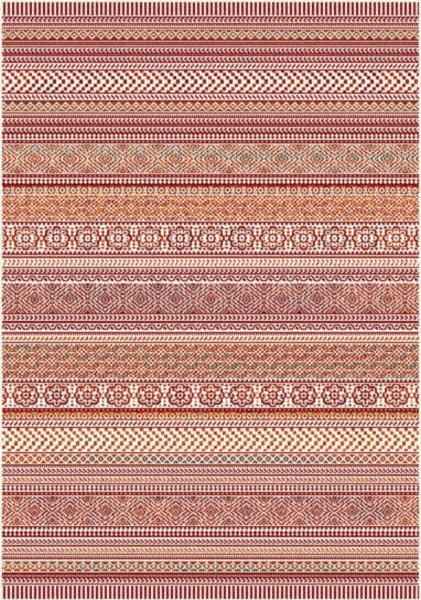Kusový koberec SEVILLA 7149/6S17 Paper white-red 120/170