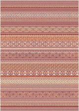 Kusový koberec SEVILLA 7149/6S17 Paper white-red 120/170
