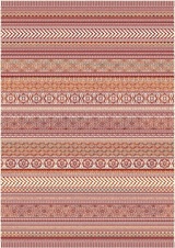 Kusový koberec SEVILLA 7149/6S17 Paper white-red 120/170