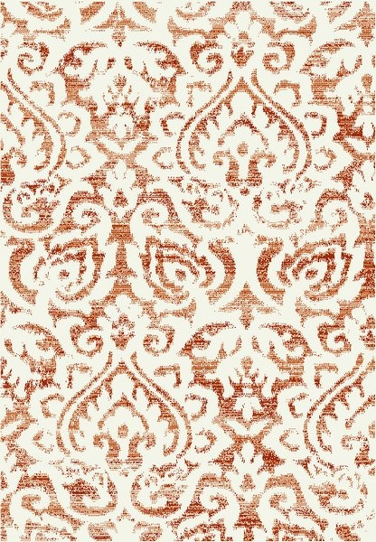 Kusový koberec SEVILLA 8031/6S15 Paper white-orange 120/170
