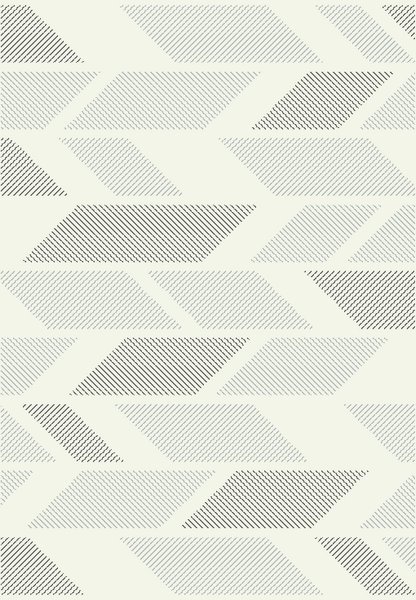 Kusový koberec SEVILLA 8057/6S13 Paper white-grey 160/230