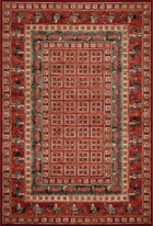 Kusový koberec KASHQAI 4301-300 tm.červený