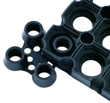 Konektor k rohožce 350 Domino, v.22mm, černý