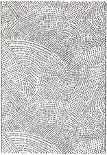 Kusový koberec INK 46307-AF100 bílo-černý