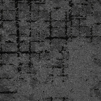 Kobercové čtverce  MACRO 97 BITUMEN šedo-černý
